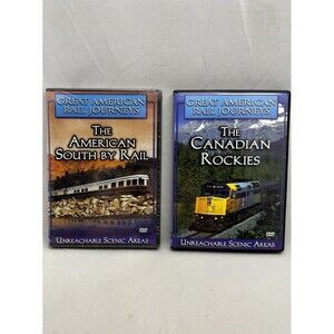 Great American Rail Journeys Canadian Rockies South Unreachable Scenic lot 2 DVD